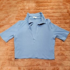 Baby Blue Crop Top 1xl